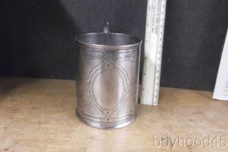 Antique English Sterling Silver Mug/tankard - - Mid 19th Century