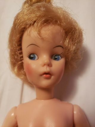 Vintage Eegee Shelley Doll Growing Hair,  Nude,  1960 