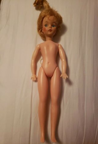 Vintage Eegee Shelley Doll Growing Hair,  Nude,  1960 ' s String 2