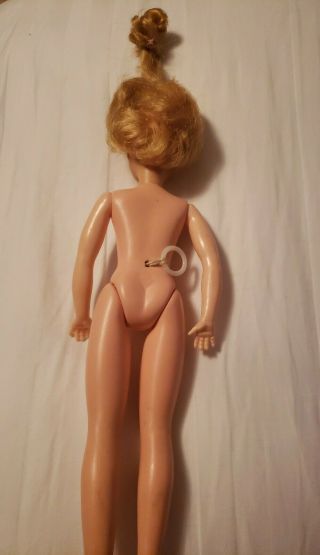 Vintage Eegee Shelley Doll Growing Hair,  Nude,  1960 ' s String 3
