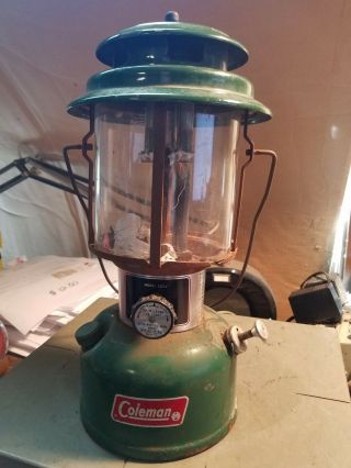 Vintage Coleman Camping Lantern Model 220j 14 " High