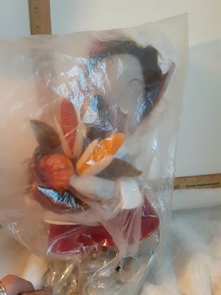 Vintage Annalee Doll Thanksgiving 12 " Pilgrim Girl Mouse Harvest With Tags