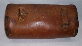 WWII ARMY Vintage Antique PERSONS Bicycle tool leather bag World War II 2