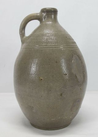 Antique C 1725 - 1760 American Ny/nj Stoneware Jug - Yes The Date Is Correct Yqz