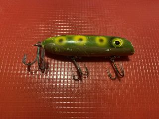 Vintage Early South Bend Bass Oreno Wood Fishing Lure