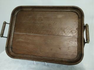 Antique Wood And Brass? Tea Tray