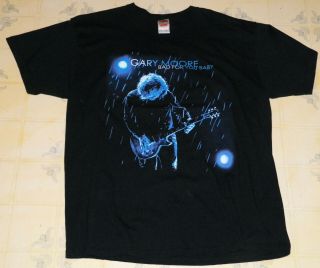 2009 " Gary Moore " - - " Bad For You Baby " Concert T - Shirt - - Fruit Of Loom Sz Xl -