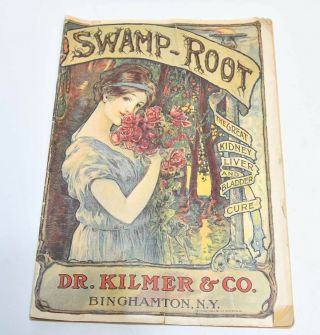 Vintage Swamp - Root Kidney And Bladder Cure Dr.  Kilmer & Co.  Medical Booklet