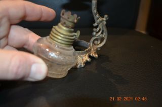 ANTIQUE SIGNED CRESOLENE VAPO LAMP BURNER - KEROSENE LAMP 3
