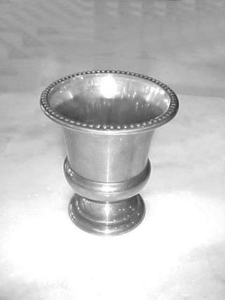 International Sterling Silver Cordial Cup Toothpick Holder Nh1 - 1 Marked 52 G.
