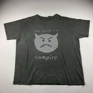 Vtg 1996 Smashing Pumpkins The World Is A Vampire Infinite Sadness Tour Shirt Xl