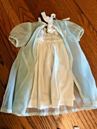 Nightgown & Robe Set - Terri Lee Doll - Untagged - Vintage 1950/60s - 16 " Doll