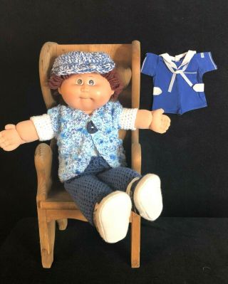 Cabbage Patch Kids 17 " Oaa Coleco 1982 Boy Cpk Sailor Outfit,  Custom Clothes