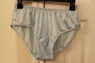 Vintage Baby Blue Vanity Fair Nylon Hipster Panty Size 6