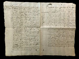 1666 Old Manuscript