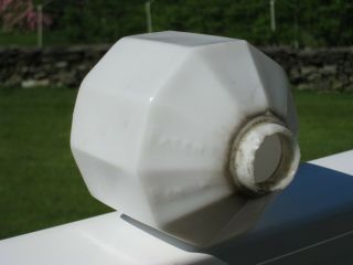 D&s Patent Pending Milk Glass Lightning Rod Ball