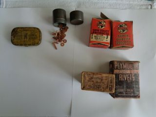 Antique/vintage Rivets,  Burrs,  Misc.