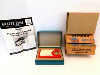 Virgin Tom Thumb Subminiature Tube & Transistor Antique Vintage Radio