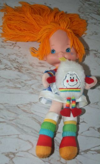 Vintage 1983 Rainbow Brite 10 " Plush Girl Doll Toy Hallmark Mattel Twink Sprite