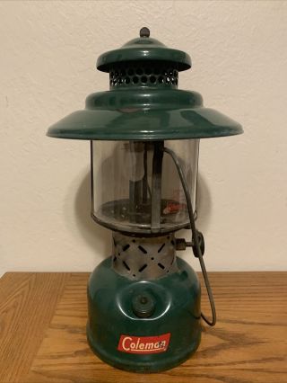 Vintage 1962 Coleman Camping Gas Lantern Model 228e