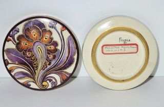 Antique Art Nouveau American Satsuma Pottery Dresser Box Helen Frazee 3
