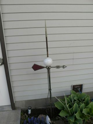 Lightning Rod With Amethyst Arrow