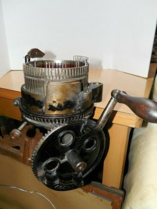 Circular Sock Knitting Antique Hand Crank Machine