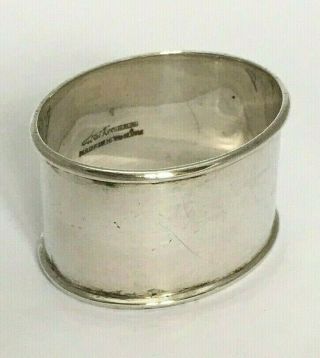 Vintage Sterling Silver Wai Kee Hong Kong Napkin Ring