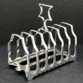 Large Sterling Silver Toast Rack By James Dixon & Sons Sheffield 1913