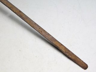 42cm YARI Spear w Tatakinuri Saya 16/17thC Japan Edo Sword Antique 5