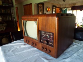 Antique 1948 Andrea Radio Sharp Focus Television 6