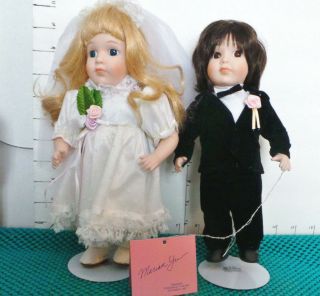 Wedding Heirloom Dolls,  Marian Yu Designs,  Old,  Groom Looks Non - Gender Specific