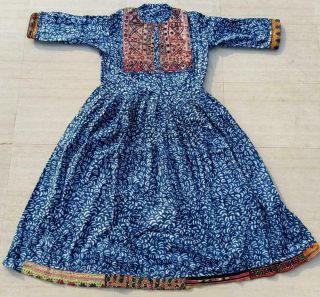 Kuchi Afghan Banjara Tribal Ethnic Hand Embroidery Belly Dance Dress Top Tunic