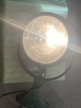 Vintage Portable Light Co - One Mile Ray Spotlight -