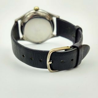 TISSOT 28.  5R - 21 Automatic Wristwatch 17J Textured Dial Swiss Made 1950 ' s Watch 3