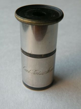 Antique Vintage Compensating Eyepiece 8 For Microscope Carl Zeiss Jena