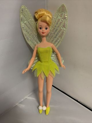 Vintage 1987 Barbie Skipper Mattel Peter Pan Flying Tinker Bell Doll