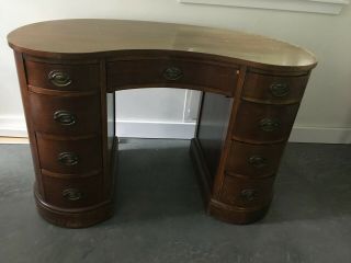 Vintage Maddox Kidney Shaped Desk