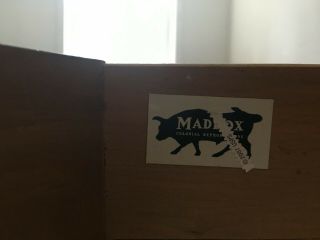 Vintage Maddox kidney shaped desk 3