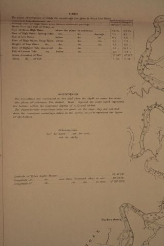 1867 US Coast Survey Map Savannah River & Wassaw Sound Georgia 3