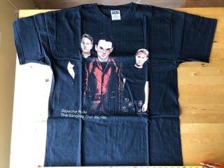 Vintage Depeche Mode The Singles Tour T - Shirt 1998.  X - Large.  VGC.  Cotton 2