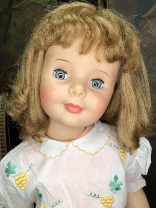 Baby Face Patti Playpal Vintage Doll Curly Blonde Adorable Ideal
