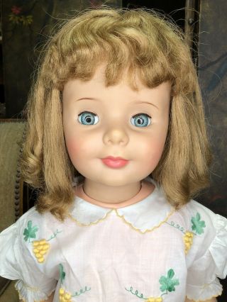 Baby Face Patti Playpal Vintage Doll Curly Blonde ADORABLE Ideal 5