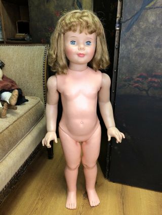 Baby Face Patti Playpal Vintage Doll Curly Blonde ADORABLE Ideal 6