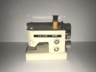 Vintage Dollhouse Miniature Galoob Wind Up Sewing Machine
