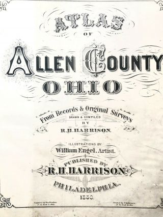 Atlas of Allen County,  Ohio 1880 2