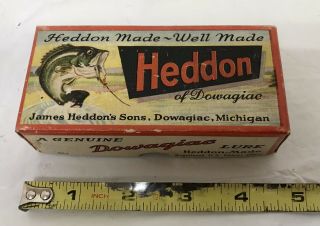 Vintage Heddon - Dowagiac Fishing Lure Box Only