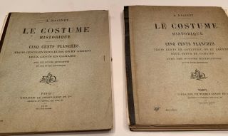 Auguste Racinet Le Costume - 1877 Historique Book - Paris