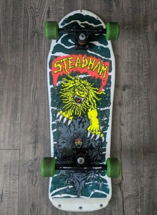 1988 Steve Steadham Sgi Pre Powell Peralta Skateboard - Not A Reissue