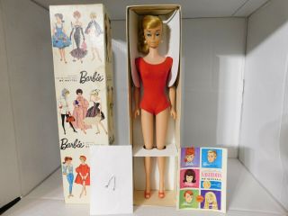 Mattel Barbie Ash Blonde Ponytail Doll,  W/box